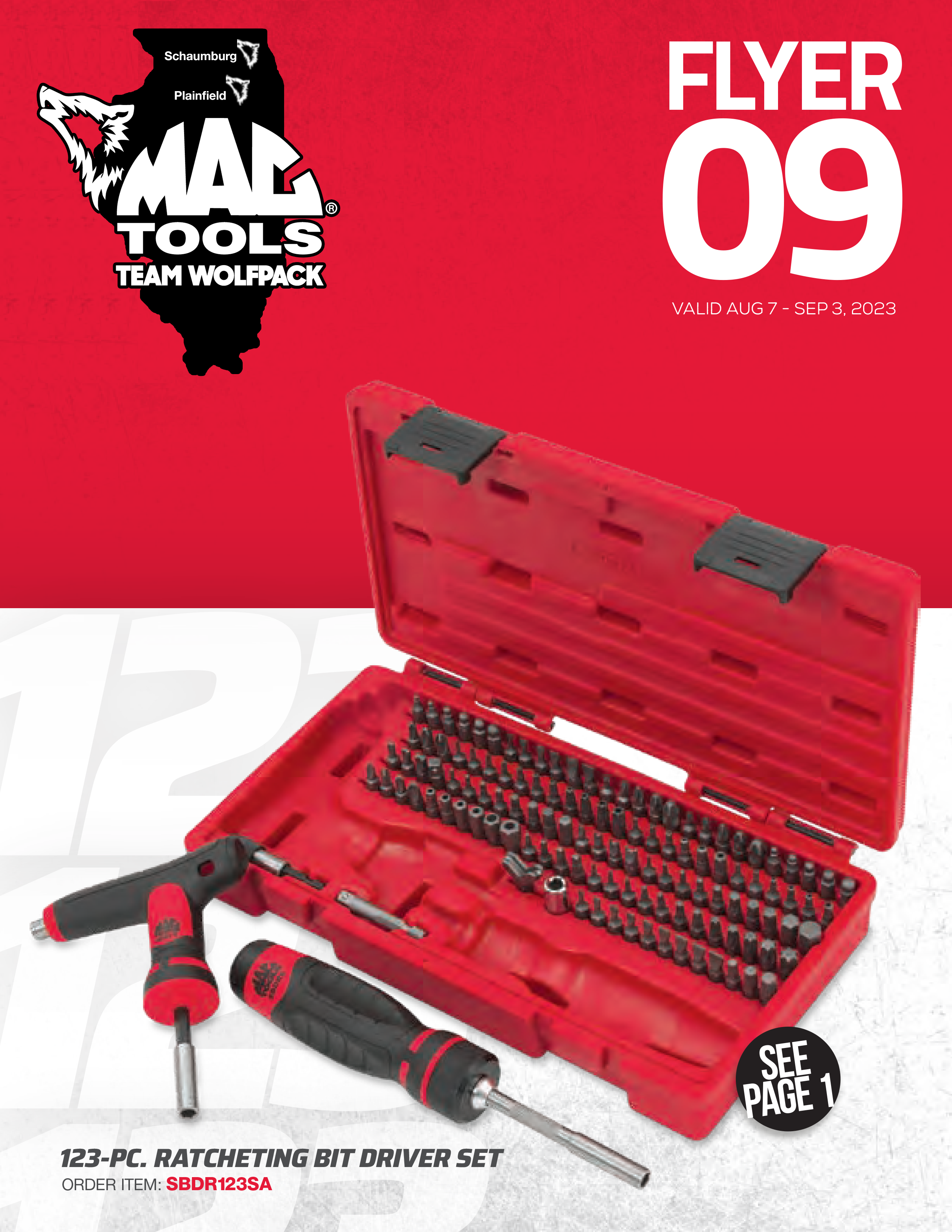 Latest Promotions - Mac Tools Flyer - Team Wolfpack Tools